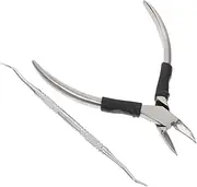 MUSISALY Set of 5 Nail Trimming Tools Cuticle Scissors Manicure Set Nail Clippers Cuticle Remover Trimmer Pliers for Home Salon Use