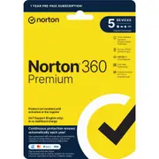 Norton 360 Premium (5-Device, 12-Month) [Digital Download]