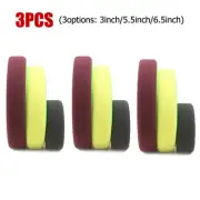 Car Buffing Pad Disc Foam Kit Pads Polishing Replacement Sanding Sponge