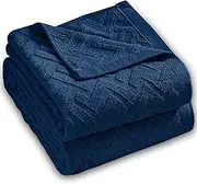 AYO Towel Blanket, Single Blanket, 100% Cotton, Stylish, Air Blanket, Quilt Blanket, Antibacterial, Skin Weight, 55.1 x 74.8 inches (140 x 190 cm)