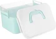 Outanaya Gel Nail Manicure Kit Large Nail Art Tool Box 1pc Nail Polish Storage Box Pp Material Scratch-resistant Design