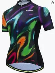 Aogda Bike Shirts Team Bicycle Clothing Ladies Biking Tops Tights A12 Medium