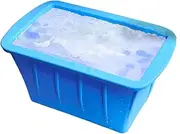 Ice Bath Bath - Silicone Ice Block Mould - Extra Large Reusable Ice Tray - Food for Fishing, Camping, Hunting, Beach Travel - PE Mold