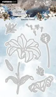 Studio Light In Loving Memory Cutting Dies-Nr. 740, Sympathy Flowers ILMCD740