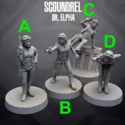 Scoundrel Dr. Elpha - SKULLFORGE | Legion compatible Imperial Assault 3D printed