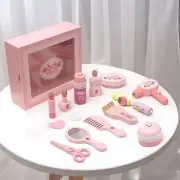 Wooden Makeup Toy Set Kids Makeup Kits for Birthday Toys Gift Halloween Kids