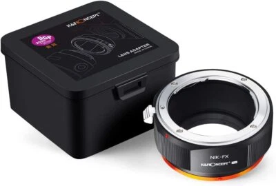 K&F Concept Manual Lens Adapter for Nikon F AI Lens to Fujifilm Fuji X FX Camera