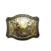 Rooster Cowboy Western Style Belt Buckles Hebilla Vaquera Con Gallo