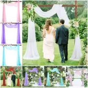 US Wedding Arch Drapes Backdrop Curtains Chiffon Draping For Arch Party Decors