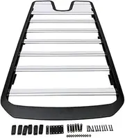Aluminum Alloy Top Roof Rack Rail Luggage Boxes Bar Compatible for Land Rover Discovery 4 LR4 2010-2017(Roof Boxes Sliver)