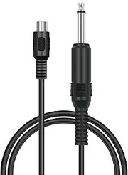 Bolvek RCA to 6.35mm 1/4 inch, 3FT RCA Female to 6.35mm TS Mono Male Jack Adapter Audio Cable for Speaker Mixer Amplifier TV AV Receiver Guitar