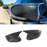 M3 Style Side Mirror Cover Cap Real Carbon Fiber For 2014-2024 Infiniti Q50 Q60