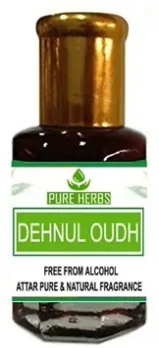 Pure Herbs Dehnul Oudh Attar Free From Alcohol For Unisex & All Occasion
