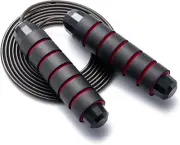 Jump Rope, Adjustable Jump Ropes,Skipping Rope Tangle-Free Rapid Speed with Ball