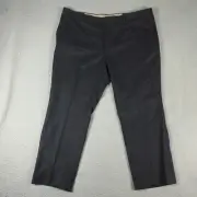 Banana Republic Pants Mens 44x29 Charcoal Wool Tapered Dress Chino Flannel 120s