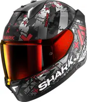Shark Skwal i3 Hellcat, full face helmet , color: Matt Black/Silver/Red , size: M