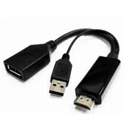 8ware GC-HDMIDP-2U 4K HDMI to DP DisplayPort Male to Female Active Adapter Converter Cable