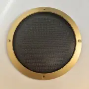 8" Inch Speaker Cover Golden Frame Metal Mesh Grills For Car Audio DJ PA Speaker