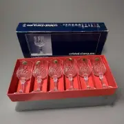 Cristal D'Arques Longchamp Aperitif/Dessert Wine Glasses Set Of 6 NIB