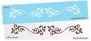 Lg Shabby Cottage Decor Stencil French Swirl Border U Paint Furniture Sign Art