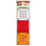 LED Autolamps Mini Jumbo Stop Tail Indicator Reverse Light 12-24V Lamp Blister
