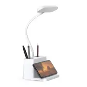 Rechargeable Small Desk Lamp for Home Office Bedroom, Study Table Light for K...