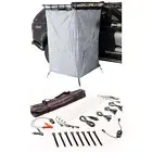 Adventure Kings Instant Ensuite Awning Shower Tent + 4 Bar Camp LED Light Kit