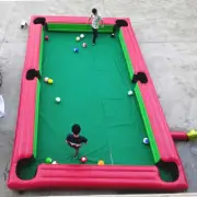 8x5m Inflatable Snooker Football Pool Snooker Table For Events Carnival Games