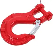 GANAZONO Offroad Winch Hook Kit Trailer Hook Break Strength Chain Marine Grade Clevis for Safe Towing