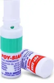3x Poy Sian Mark II Nasal Inhaler Menthol Relief Dizzy Congestion