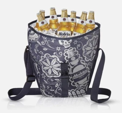 Modelo Insulated Cooler Messenger Bag, Soft Cooler Shoulder Bag Travel Bag
