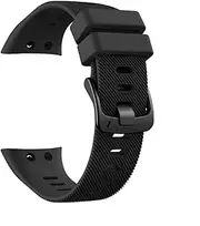 Watch Band For Garmin Forerunner 45 Bands Soft Silicone Sport Replacement Fitness Strap Bracelet for Garmin Forerunner 45 (Color : Black)