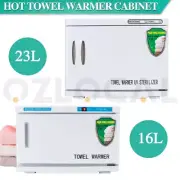 16/23L Hot Towel Warmer UV Sterilizer Cabinet Heater Salon Disinfection Beauty