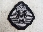 Egyptian Pharaoh Tut 3-3/4" Embroidery Iron-on Custom Patch (E40)