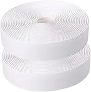Beatifufu 5M Adhesive Hook Loop Tape Durable Double Sided Fasteners for Electronics Furniture Use Versatile White