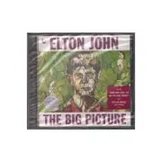 Elton John CD the Big Picture/Sticker Siae White Sealed 0731453626621