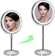 AIKELIN 8" Makeup Mirror with Lights,10X Magnifying Vanity Mirror with 3 Colo...