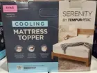 Serenity Tempur-Pedic Cooling Memory Foam Mattress Topper King