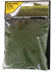Woodland Scenics FS625 Dark Green Static Grass 12 mm