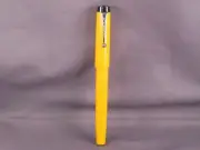 Parker Vintage Big Red Ball Pen-Bandless Yellow--USA--with box