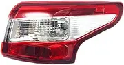 Car Tail Lights Assembly Rear Side Inner Outer Turn Signals Brake Lamp without Bulb ，Compatible for Nissan Qashqai 2014-2016 EU Version(Right Outer Side)