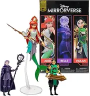 McFarlane Toys - Disney Mirrorverse Mulan 5in Belle (Fractured) 5in and Ariel 7in Action Figure 3pk, Gold Label, Amazon Exclusive