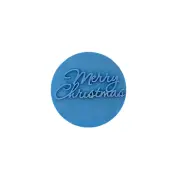Merry Christmas Fondant Cookie Cupcake Embosser Stamp