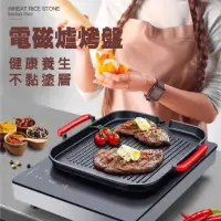 在飛比找momo購物網優惠-【嚴選市集】麥飯石多功能烤盤(電磁爐、瓦斯爐、卡式爐 均可使