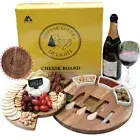 Wood Cheese Board Knife Set Serving Cutting Chopping Boards Knives Xmas Gift