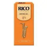 Rico Baritone Saxophone Reeds 25 Reeds Strength 1.5, 25-pack RLA2515