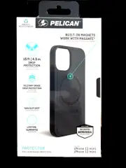 Pelican Protector with MagSafe Case - iPhone 13 mini/12 mini - Black