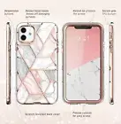 Case For iPhone 11 (2019 Marble, 6.1 Cosmo Full-Body Glitter Bumper Cover