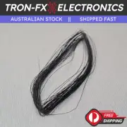 10 Metres BLACK UL10064 Hookup Wire 40AWG 0.22mm FEP Insulator 10M