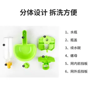 【PetBaby寵物精靈】貓咪飲水器 掛式飲水機 寵物懸掛式飲水器 狗碗 掛籠式水盆 狗籠碗 自動飲水機 貓咪喝水器